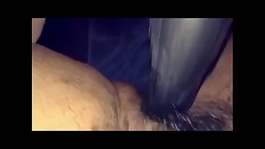 lesbian using a didldo