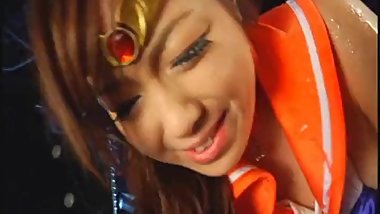 Sailor Heroine Sticky Liquid Lesbian Torture Insult