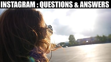 Q&A  my gf answers her instagram and sucks my cock untill i cum