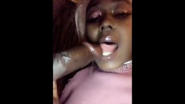 Her first sucking dick on cam