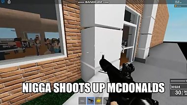 roblox nigga commits massacre on mcdonalds loving niggas