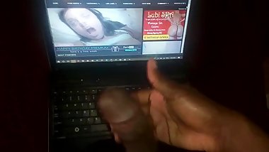 Jerking off to step sister's lesbian sex video Solo sex complication