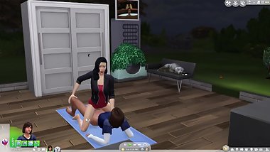 Impostor Asami Sato asking Impostor Korra how to channel her chakra