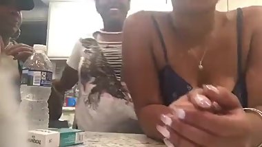 Three drunk girls dry humping