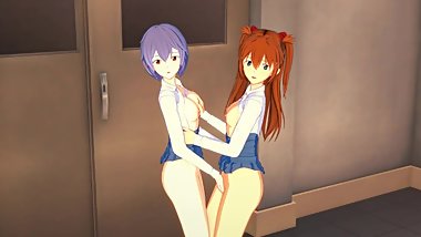 EVANGELION ASUKA AND REI LESBIAN HENTAI