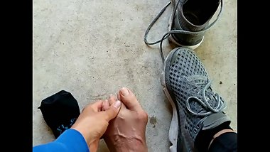 My feet right after a run!