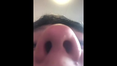 Young teen gets right up there in public