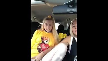 Lizs gf and her friend have public fun for us