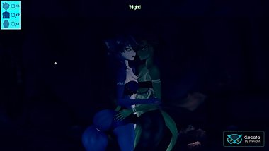 LOK Rebirth kissing practice night Nessi