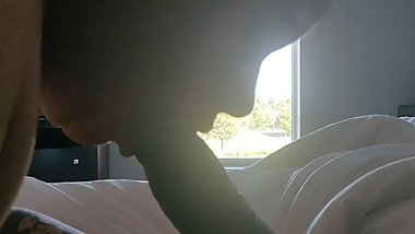 Morning Strap Deepthroat Practice for Daddy's Slut