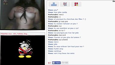 [Bazoocam] Young Algerian lesbian girl with big boobs wants fun with a girl
