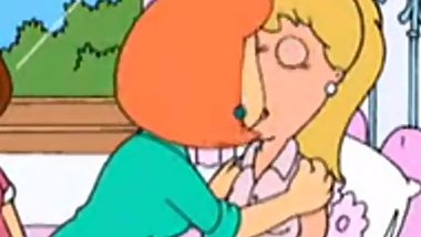 Family Guy - Lois Griffin Kisses Sarah (Meg's Girlfriend) - Lesbian Kissing
