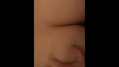 Lesbian gets dicked down by strap on