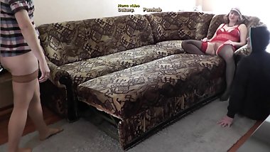 Sister step. Two milfs stepsisters masturbate wet pussy to strong orgasm