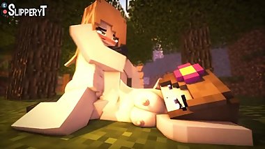 Minecraft Jenny x Amber! By SlipperyT [w/Sound] [REUPLOAD]