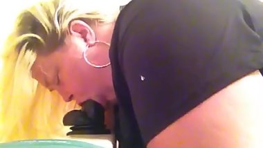 BBW Gagging on my dildo-2