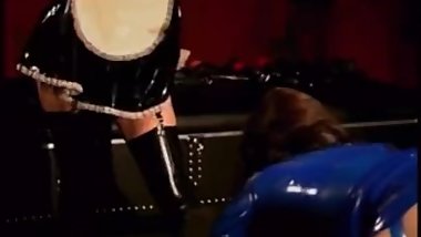 #157 Latex Maid domination play bondage GM