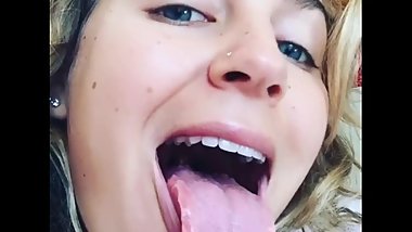 Horny Teen Tongue Spit Complications pov joi