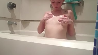 Bubble Bath with Teen Slut
