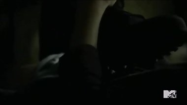 Lesbian belly trample with army boots in TV movie