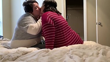 Kissing my girlfriend