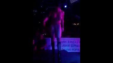 stripper squirting on fans