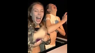 Russians flashing big tits