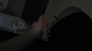 Playing with my strap on