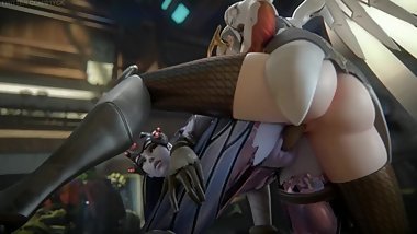 Overwatch Mercy & Widowmaker #1