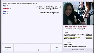 Hot Omegle Teen Girl w Friends... but still Horny...