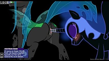 MLP.A Devious Plot Queen Chrisalis x Nightmare Moon.Pony Porno.11DeadFace