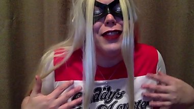teen HARLEY QUINN video to puddin