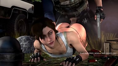 Ass rough challenge, warrior fucks