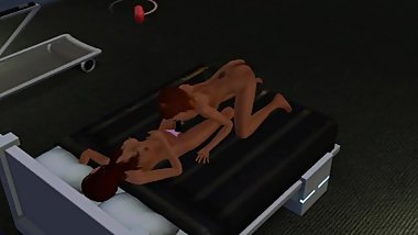 Hot Lesbian Sexy Sims Rough Sex
