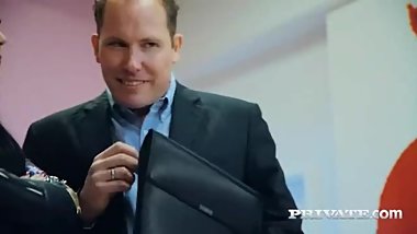 Anny Aurora And Julia De Lucia In Lesbian Threesome And Anal