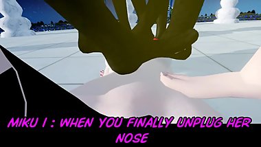 MMD : Trapped into feet heaven (Lesbian Yuri Foot Fetish)