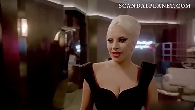 Alexandra Daddario & Lady Gaga Lesbian Kiss on ScandalPlanetCom