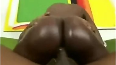 BIG BLACK BOOTY TAKE ON BIG BLACK DICK