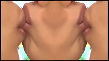 Lesbian kiss - Mirror Effect