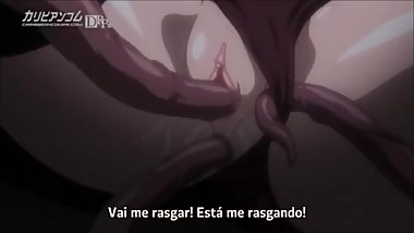 Lesbian tentacle hentai