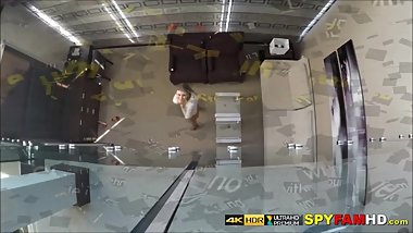 Nuts Sister Jacks Bro Into Her Girlfriends Mouth