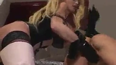 Latex lesbian dom