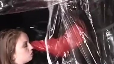 Wonderfull latex lesbian fetish love