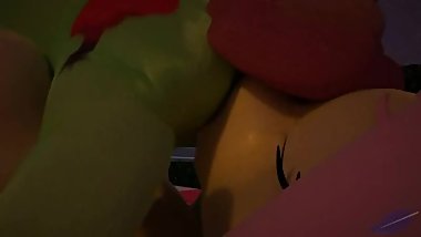 Tree Hugger and Fluttershy get intimate