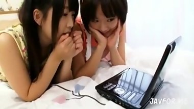 Three Young Japanese Sister Lesbians 1