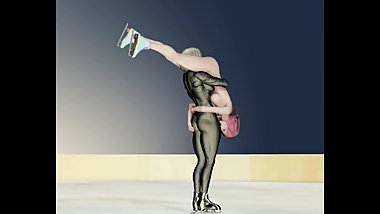 Lesbian Ice dancers.
