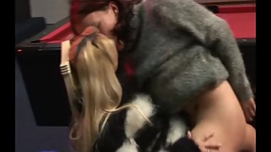 Lesbian Mohairsluts On The Pool Table