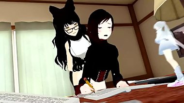Blake Belladonna And Ruby Rose Futanari