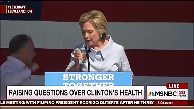 OLD LESBIAN SPITS IT OUT INTO A GLASS IN PUBLIC