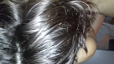 Skinny teen lesbian amateur try big cock